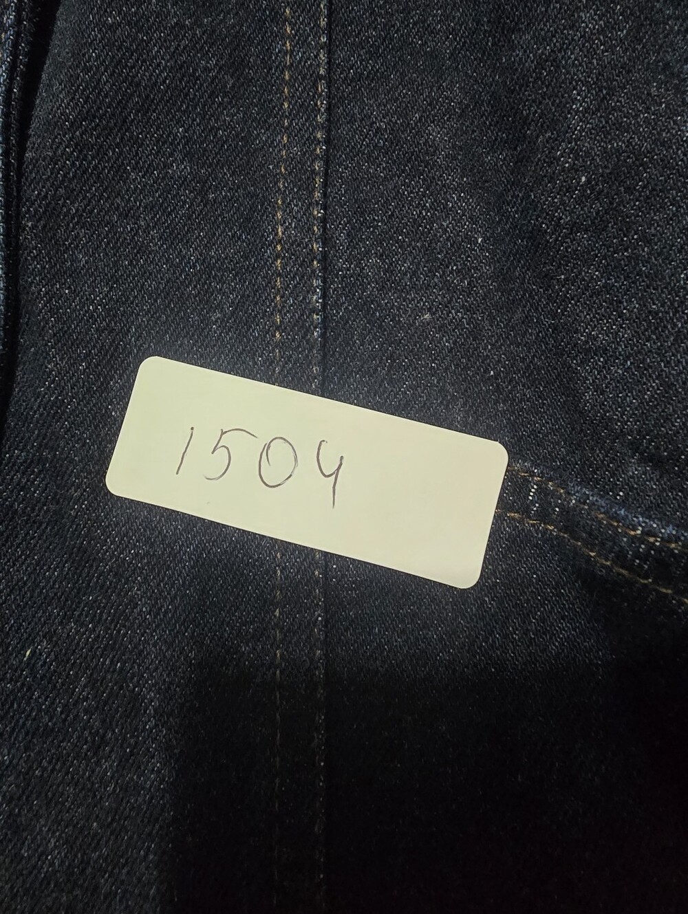 Sandro Raphael Denim Jacket With Leather Detail Long Sleeve Front Button Size L - Picture 16 of 16